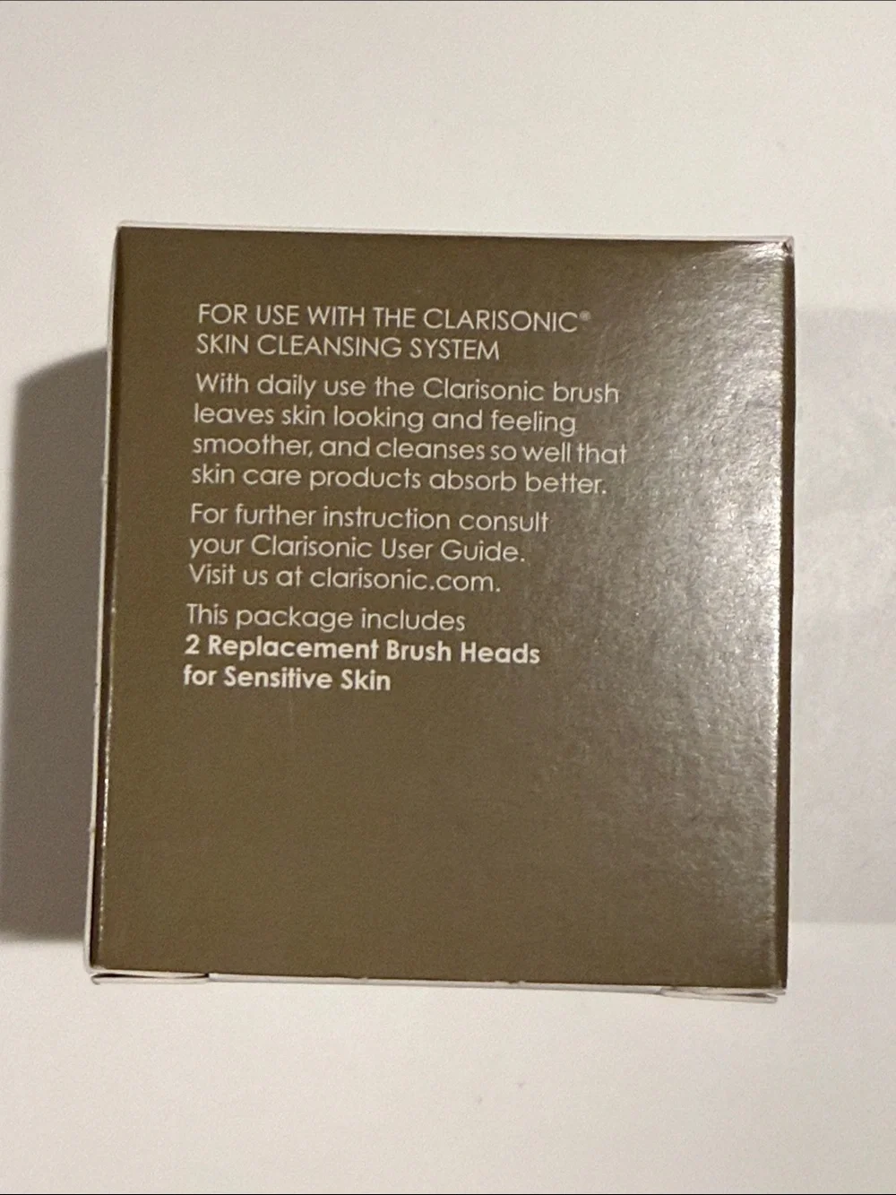 Clarisonic Replacement Brush Head Twin-Pack for Sensitive Skin